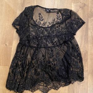 Black Lace torrid top